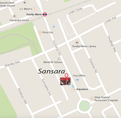 Local maop of Ruilip Manor and Victoria Road HA4 0AL